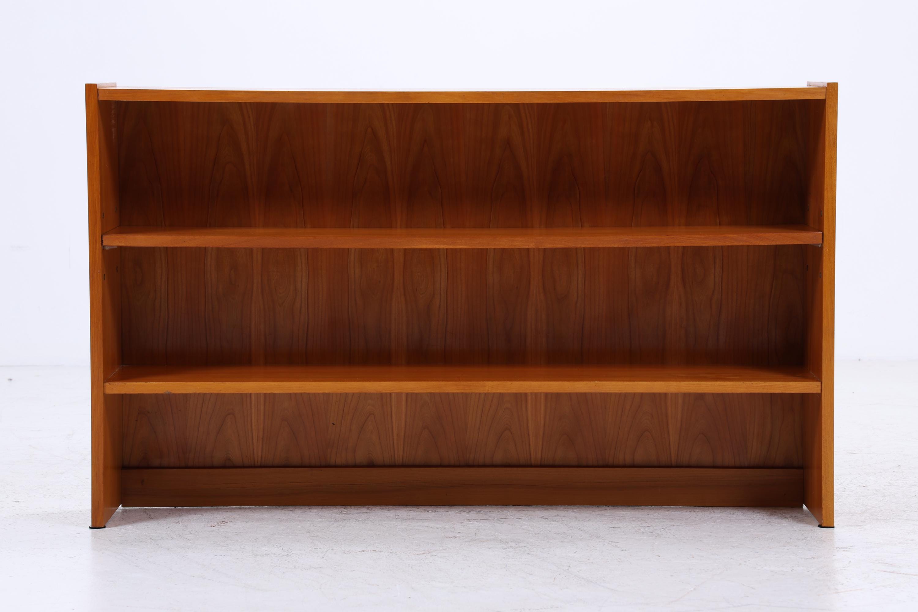 Kleines Vintage Bücherregal aus Birke | Mid Century Regal | 60er Retro Holz Aufbewahrung
