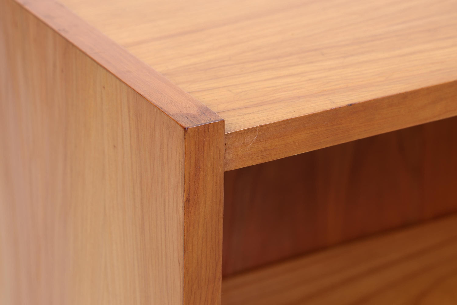 Kleines Vintage Bücherregal aus Birke | Mid Century Regal | 60er Retro Holz Aufbewahrung