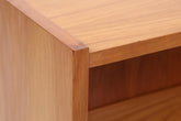 Kleines Vintage Bücherregal aus Birke | Mid Century Regal | 60er Retro Holz Aufbewahrung
