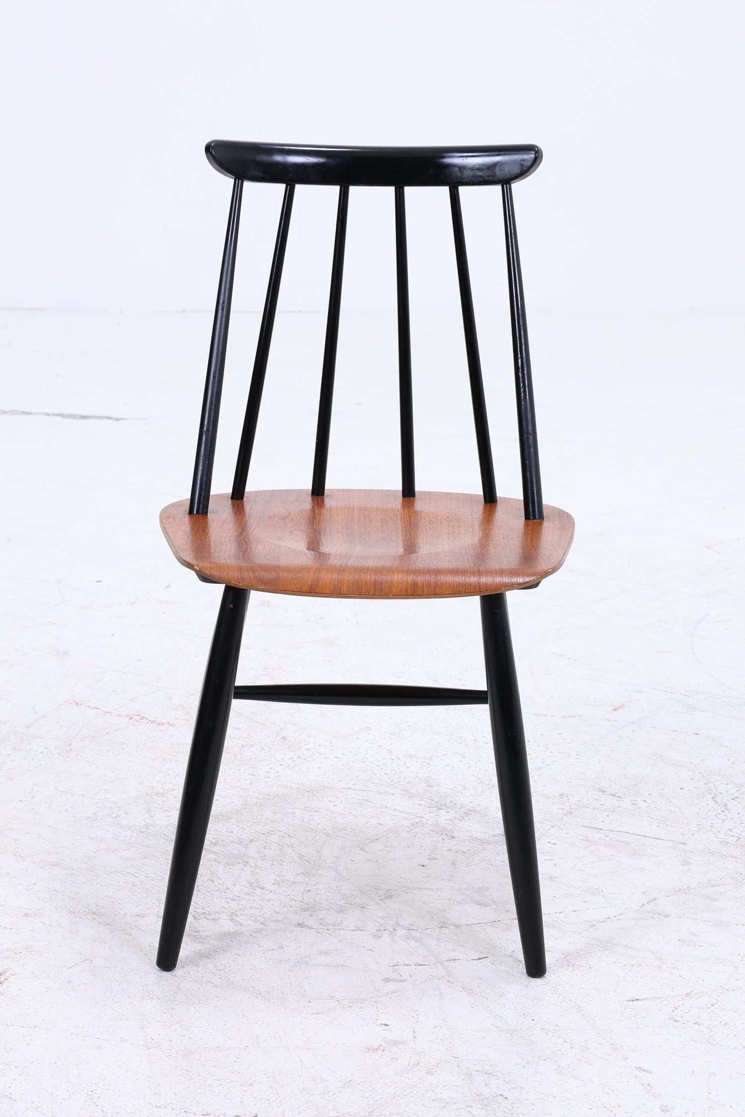 4er Set Teak Stühle "Fanett" von lmari Tapiovaara | Mid Century Finnish Design Holz Stuhl | Vintage Designer