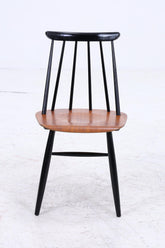 4er Set Teak Stühle "Fanett" von lmari Tapiovaara | Mid Century Finnish Design Holz Stuhl | Vintage Designer