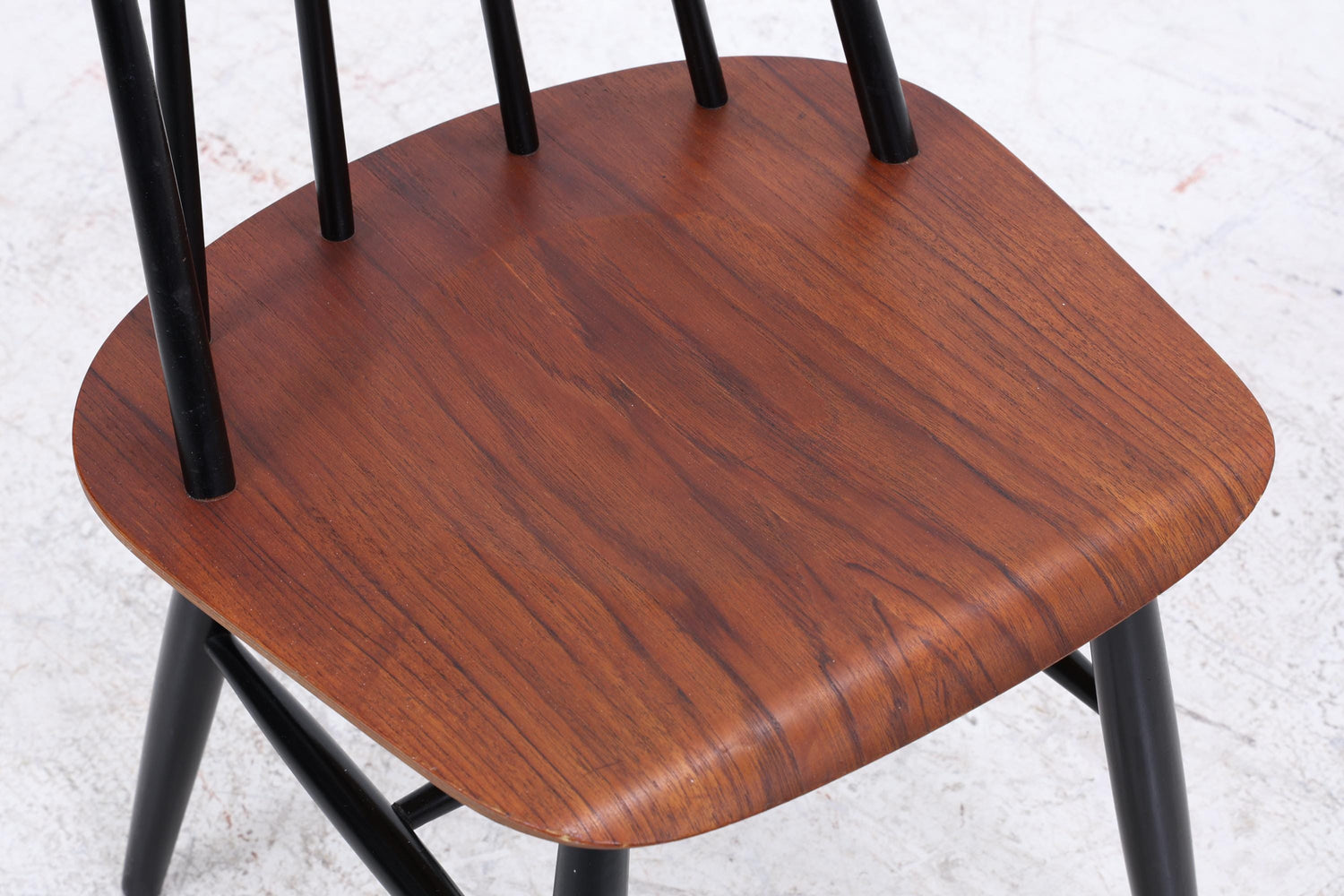 4er Set Teak Stühle "Fanett" von lmari Tapiovaara | Mid Century Finnish Design Holz Stuhl | Vintage Designer