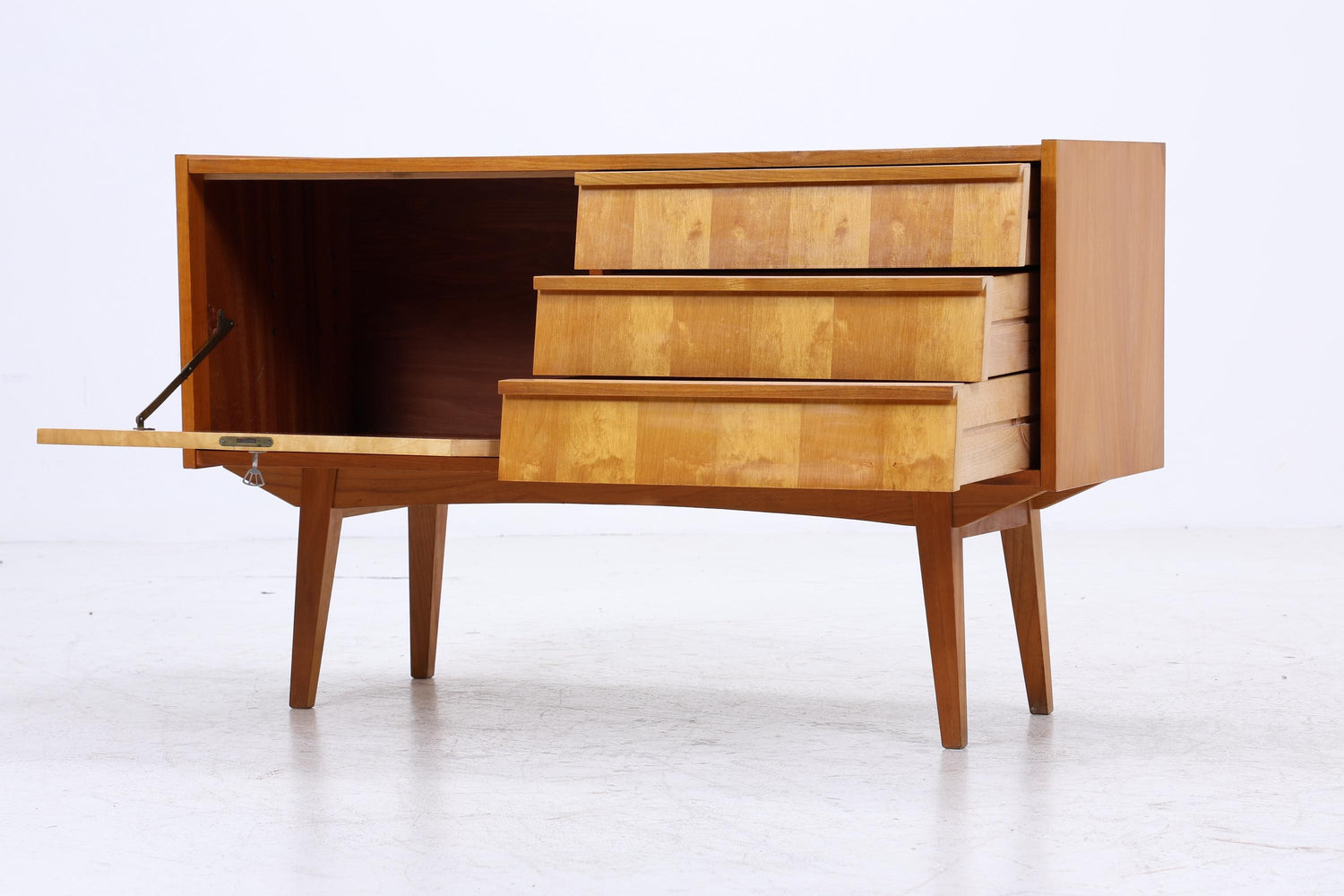Vintage Kommode | Mid Century Schubladen Schrank Holz Aufbewahrung 60er Jahre