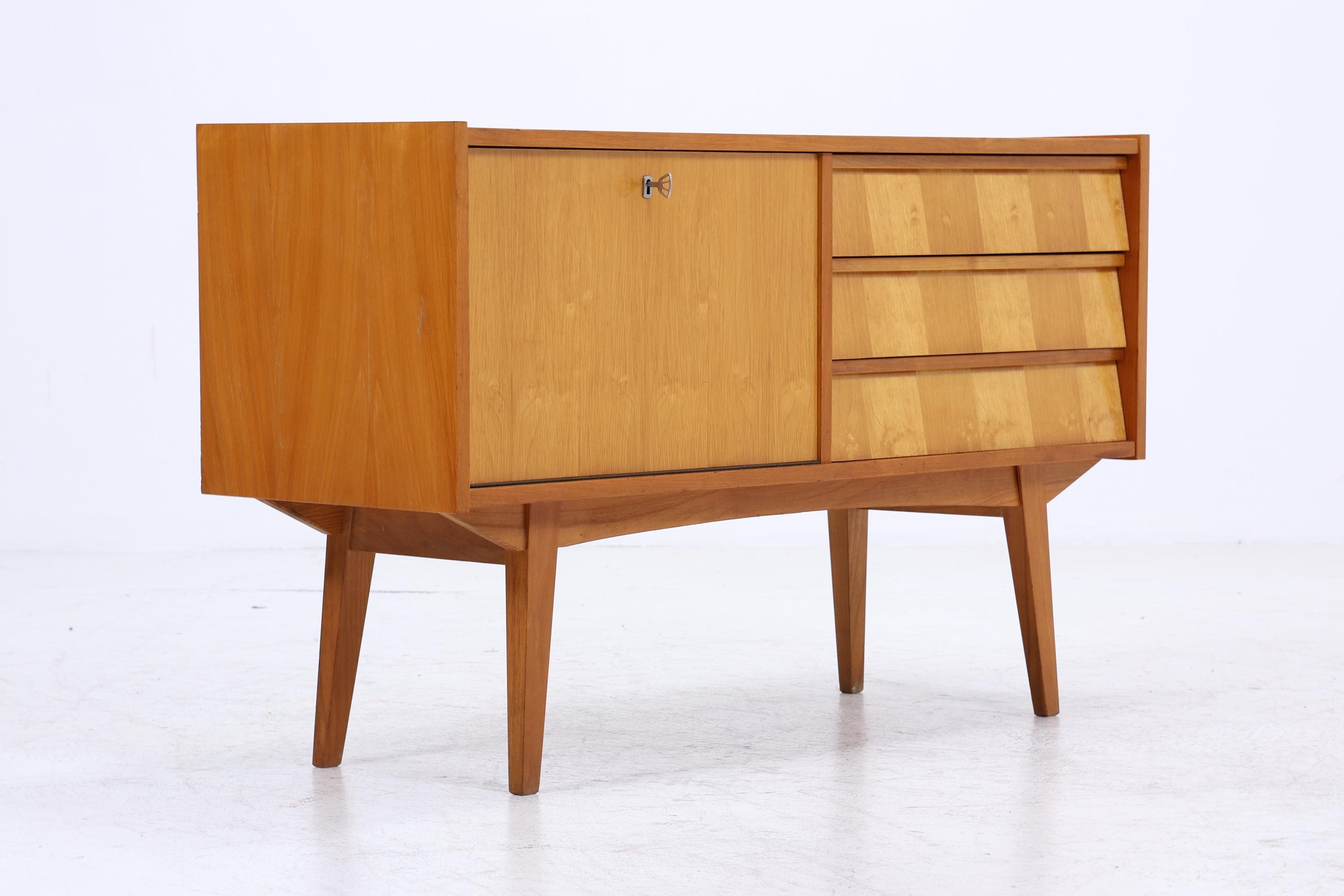 Vintage Kommode | Mid Century Schubladen Schrank Holz Aufbewahrung 60er Jahre