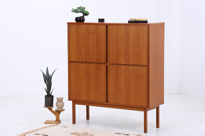 Vintage Schrank 60er Jahre | Mid Century Highboard Holz Aufbewahrung