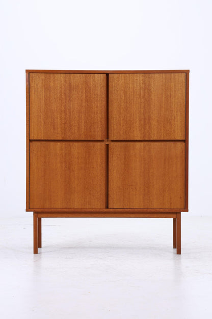 Vintage Schrank 60er Jahre | Mid Century Highboard Holz Aufbewahrung