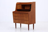 Vintage Teak Sekretär 60er Jahre | Mid Century Schrank Arbeitstisch Retro Holz Aufbewahrung
