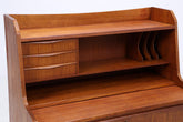 Vintage Teak Sekretär 60er Jahre | Mid Century Schrank Arbeitstisch Retro Holz Aufbewahrung