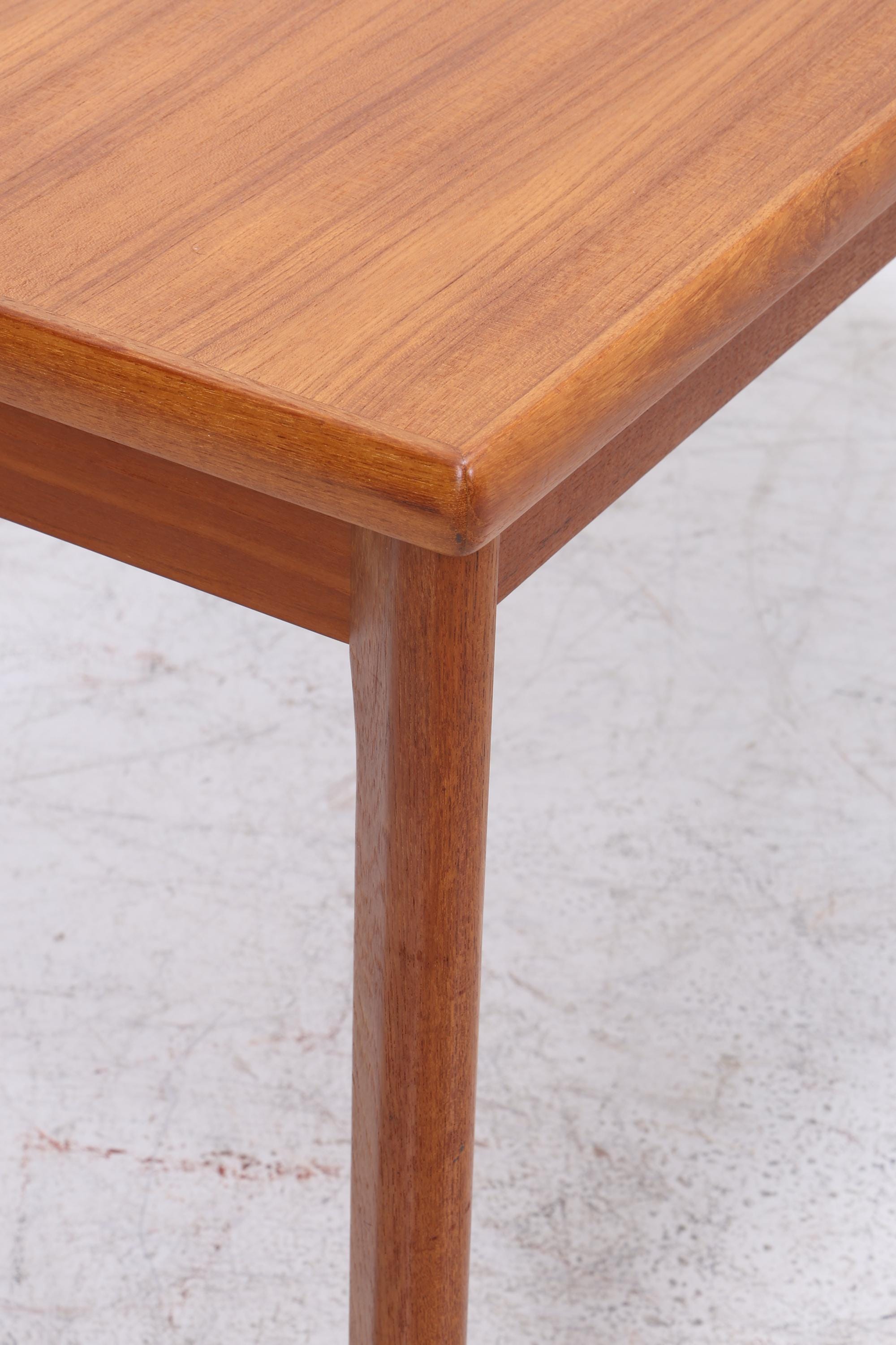 Vintage Teak Esstisch | Mid-Century Ausziehbarer Küchentisch 1960er Teak Holz