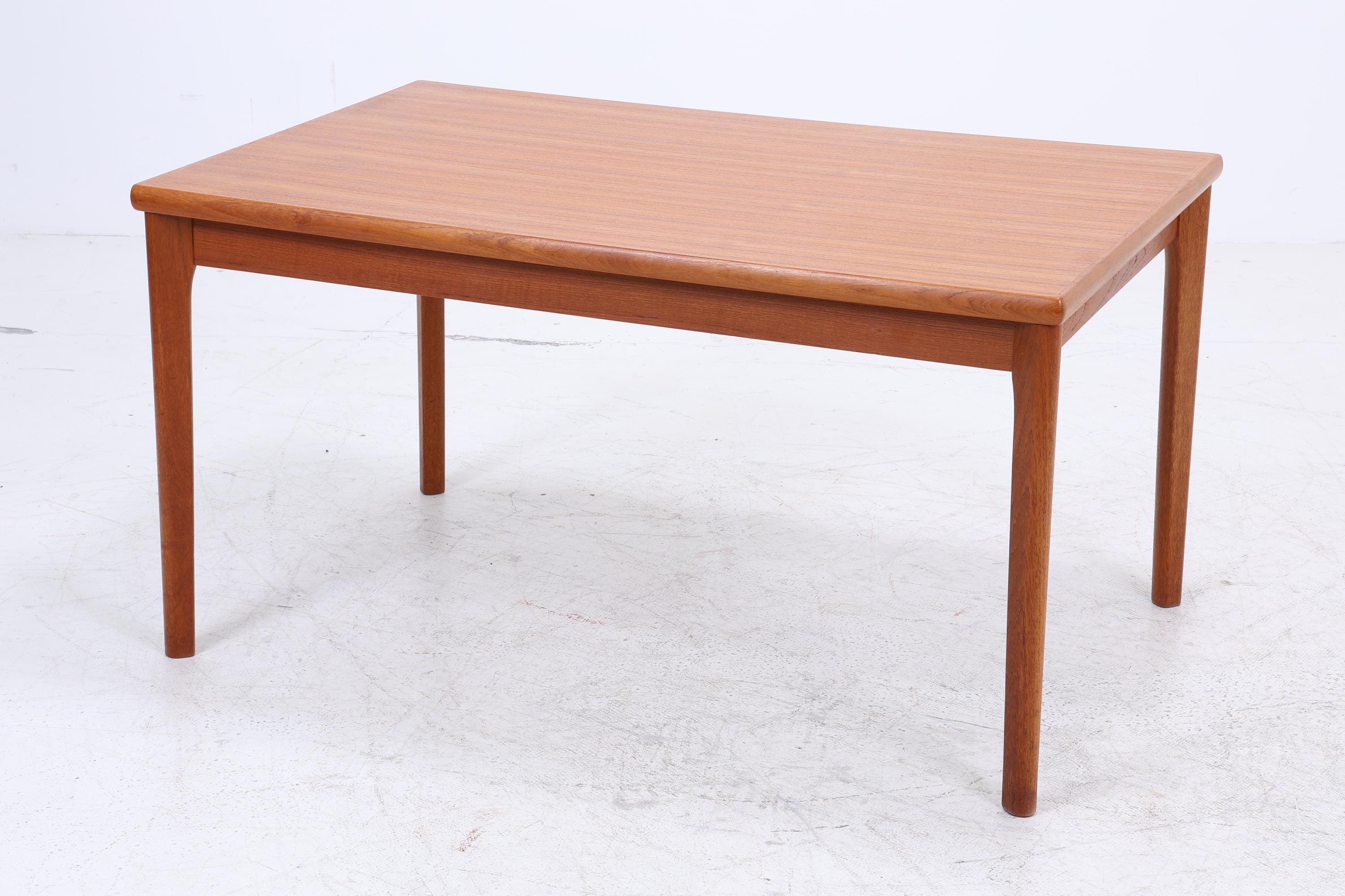 Vintage Teak Esstisch | Mid-Century Ausziehbarer Küchentisch 1960er Teak Holz