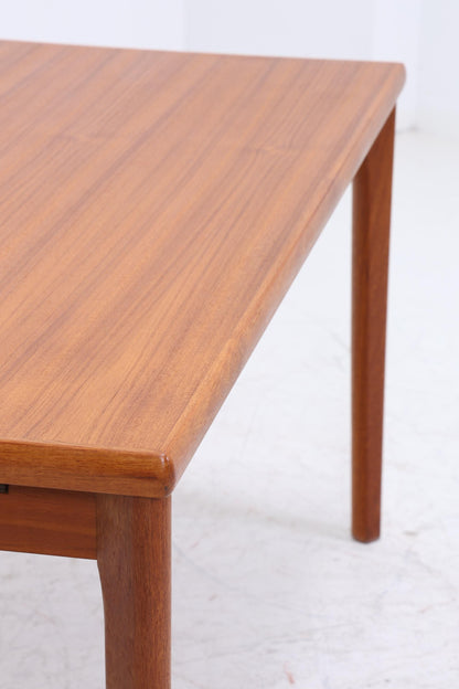 Vintage Teak Esstisch | Mid-Century Ausziehbarer Küchentisch 1960er Teak Holz