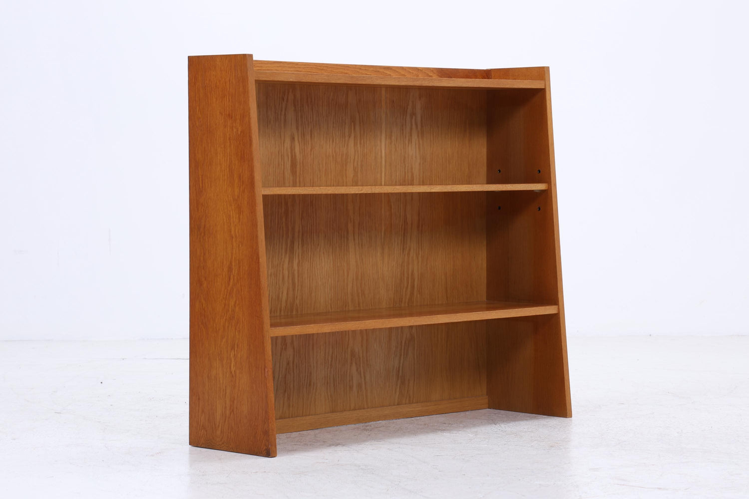 Vintage Hellerau Bücherregal aus Eiche | Mid Century Regal | 60er Retro Holz Aufbewahrung