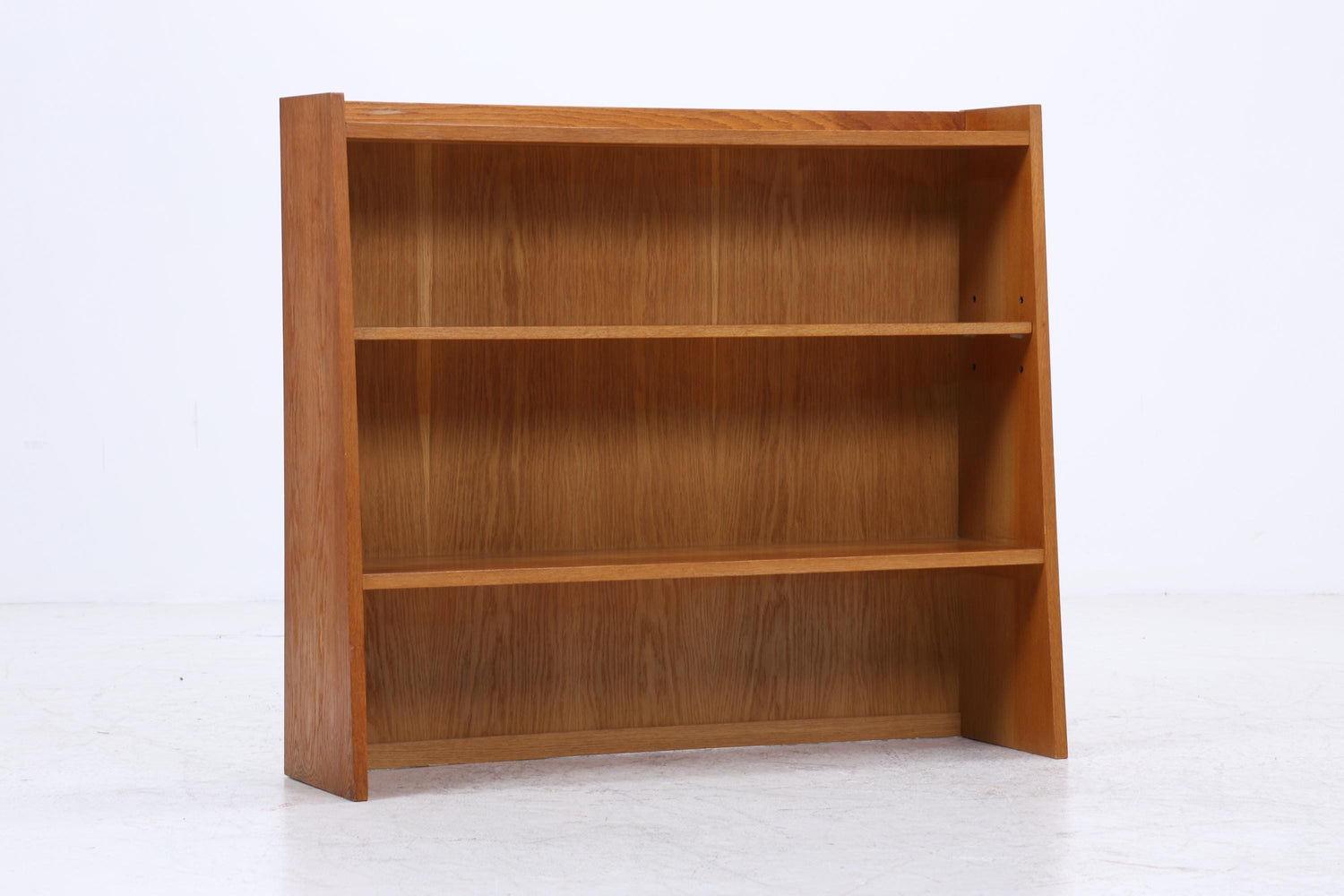 Vintage Hellerau Bücherregal aus Eiche | Mid Century Regal | 60er Retro Holz Aufbewahrung