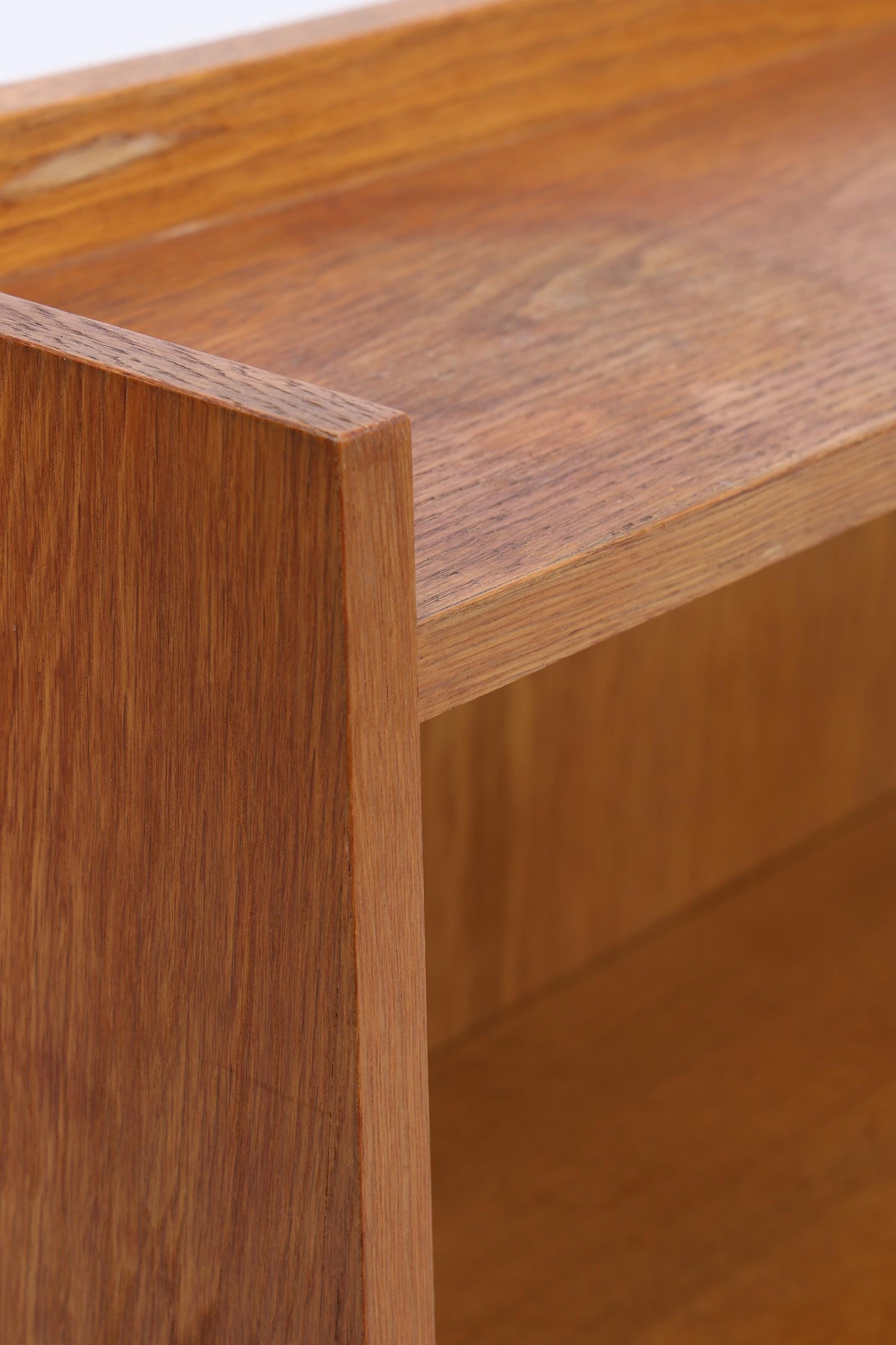 Vintage Hellerau Bücherregal aus Eiche | Mid Century Regal | 60er Retro Holz Aufbewahrung