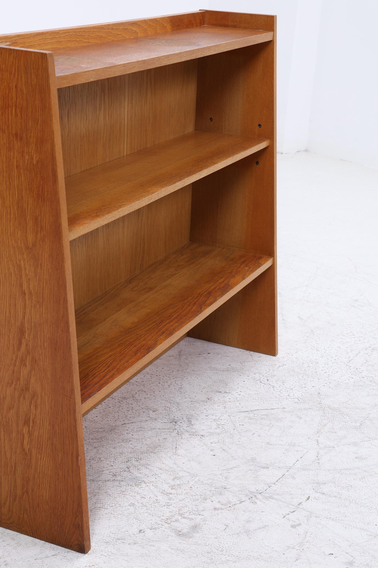 Vintage Hellerau Bücherregal aus Eiche | Mid Century Regal | 60er Retro Holz Aufbewahrung