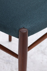 4er Set Teak Stühle von Lübke | Mid Century Design Stuhl | Vintage Designer