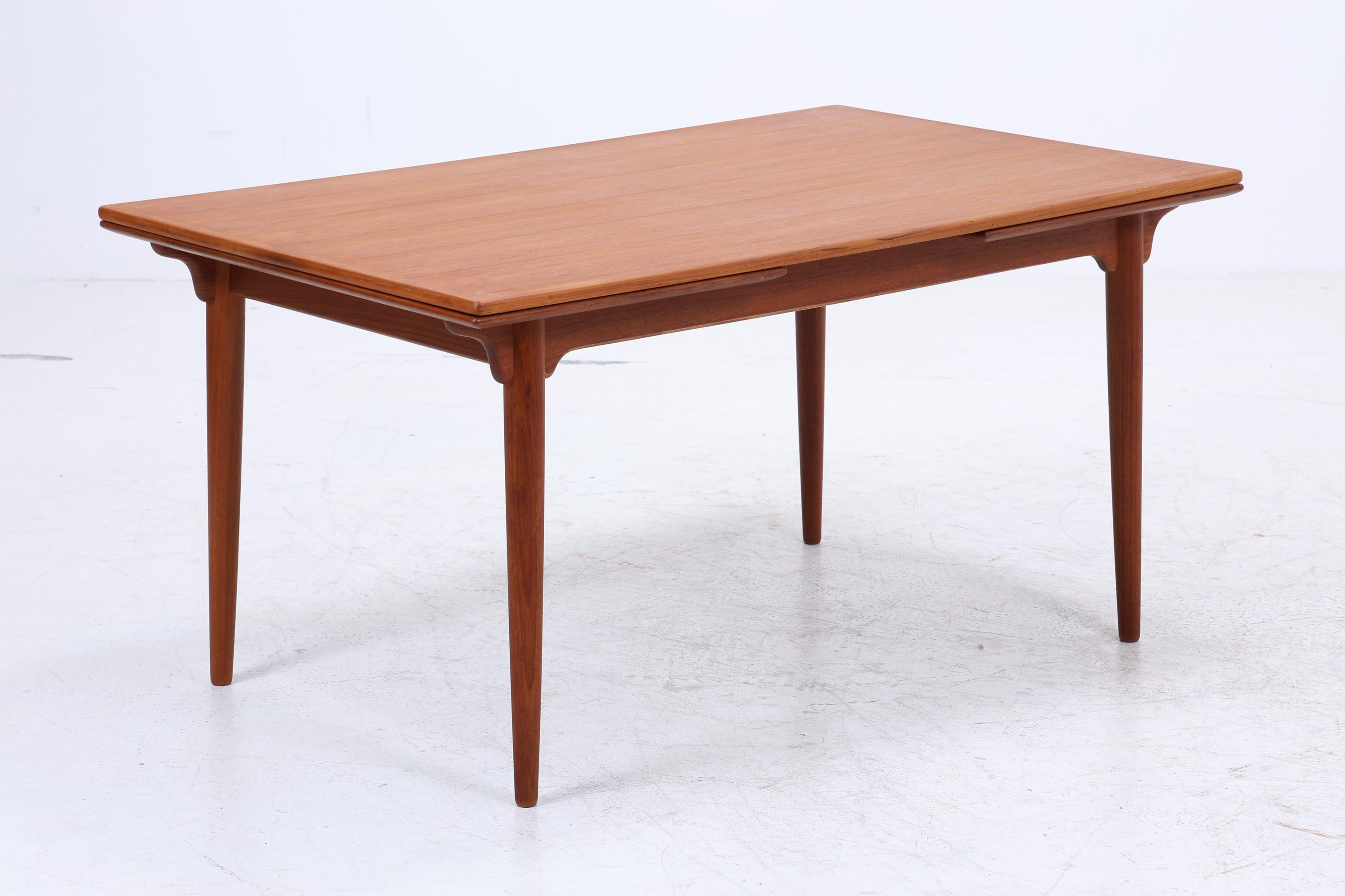 Omann Jun Modell 54 Teak Esstisch | Danish Design Ausziehtisch Mid Century 60er