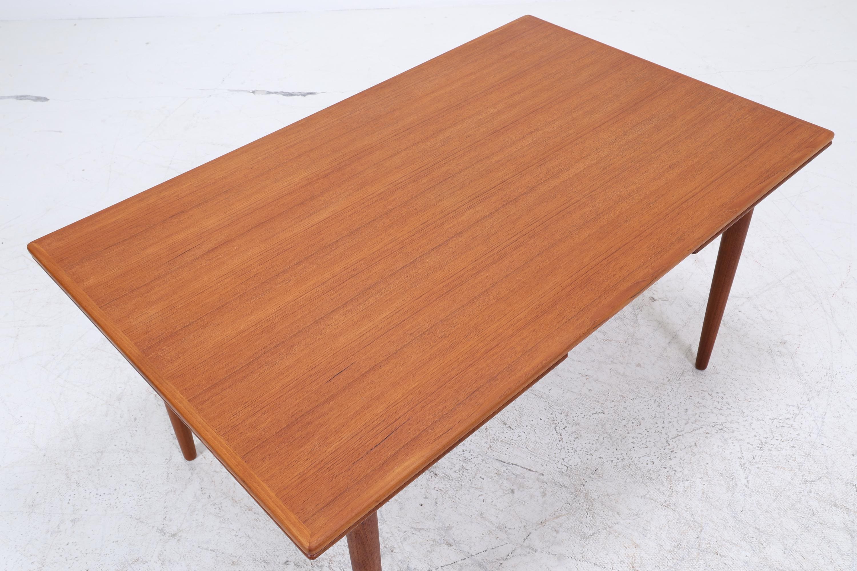 Omann Jun Modell 54 Teak Esstisch | Danish Design Ausziehtisch Mid Century 60er