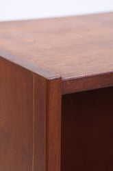 Vintage Teak Regal mit Schiebetüren | Mid Century Regal 60er Jahre | Bücherregal Holz