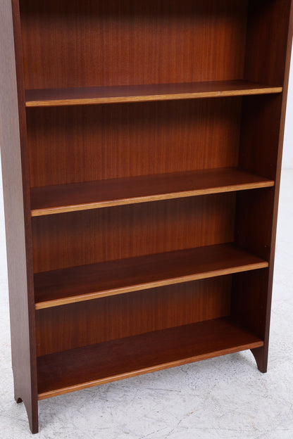 Vintage Teak Bücherregal | Mid Century Regal 60er Jahre | Hohes Holz Standregal