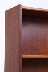 Vintage Teak Bücherregal | Mid Century Regal 60er Jahre | Hohes Holz Standregal