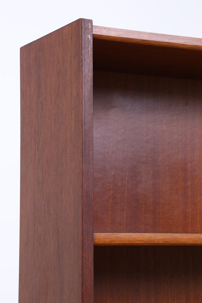Vintage Teak Bücherregal | Mid Century Regal 60er Jahre | Hohes Holz Standregal