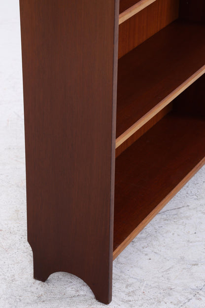 Vintage Teak Bücherregal | Mid Century Regal 60er Jahre | Hohes Holz Standregal