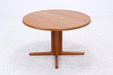CJ Rosengaarden Vintage Esstisch | Mid Century Teak Tisch rund/oval ausziehbar mit 2 Einlegeplatten