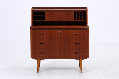 Vintage Teak Sekretär 60er Jahre | Danish Design Mid Century Schrank Retro Holz Aufbewahrung