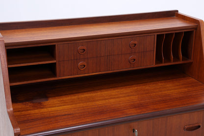 Vintage Teak Sekretär 60er Jahre | Danish Design Mid Century Schrank Retro Holz Aufbewahrung