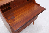 Vintage Teak Sekretär 60er Jahre | Danish Design Mid Century Schrank Retro Holz Aufbewahrung