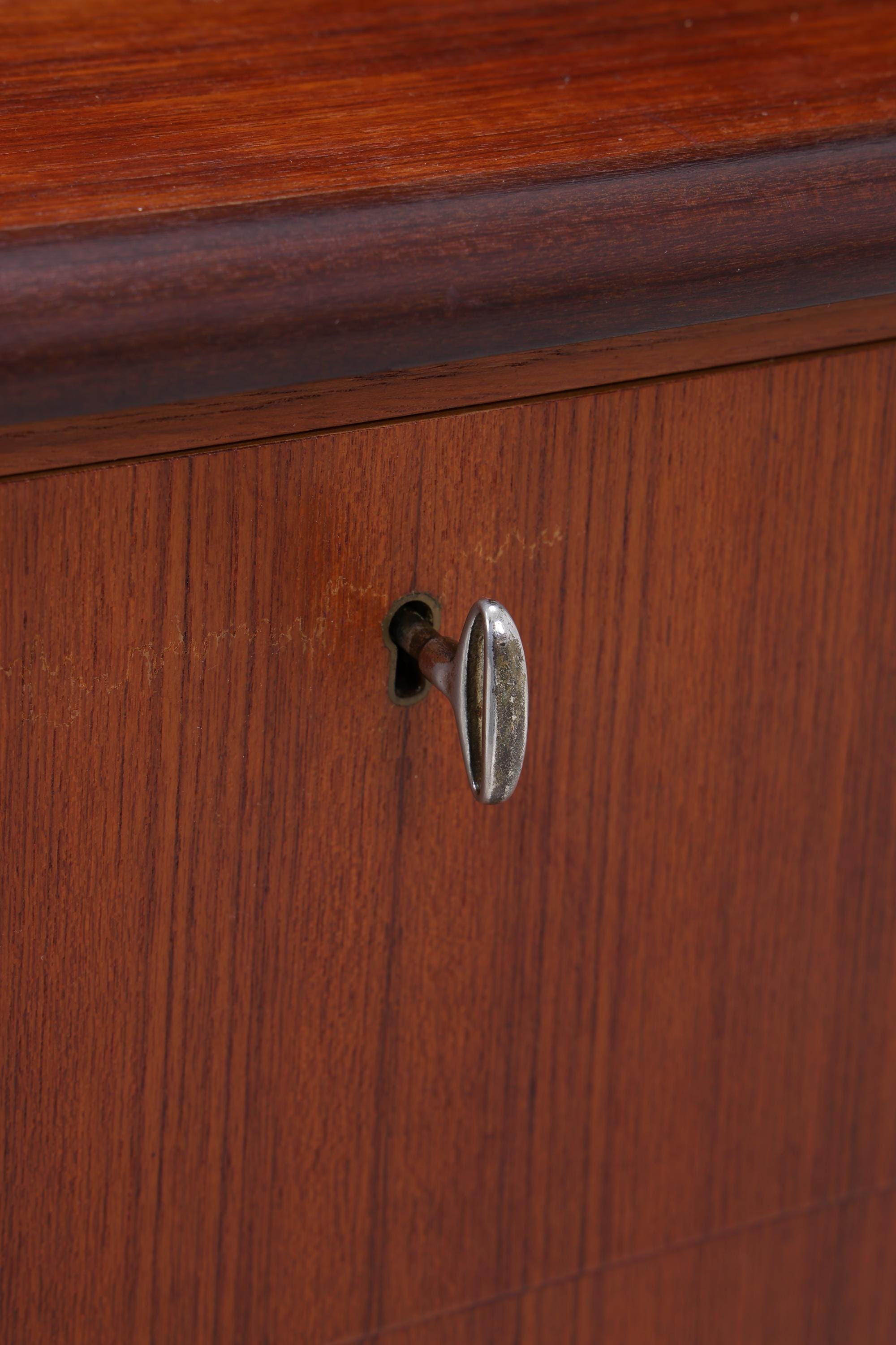 Vintage Teak Sekretär 60er Jahre | Danish Design Mid Century Schrank Retro Holz Aufbewahrung