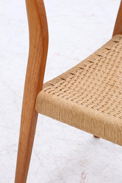 2er Set Teak Esszimmerstühle | Niels Otto Møller für JL Møllers | Dänisches Mid-Century Design