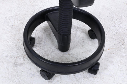 1v4 Siemens Sirona Stil Rollhocker | Vintage Praxis- &amp; Laborhocker | Industrie Design Drehhocker