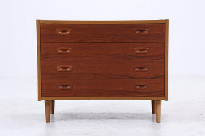 Vintage Teak Schubladenkommode | Mid-Century Kommode mit 4 Schubladen | Skandinavisches Design