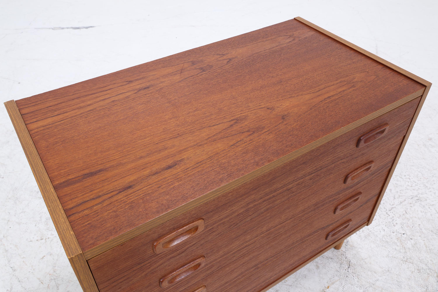 Vintage Teak Schubladenkommode | Mid-Century Kommode mit 4 Schubladen | Skandinavisches Design