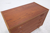 Vintage Teak Schubladenkommode | Mid-Century Kommode mit 4 Schubladen | Skandinavisches Design