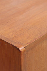 Vintage Vitrine aus den 60ern | Mid-Century Highboard mit Glas-Schiebetüren