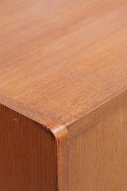 Vintage Vitrine aus den 60ern | Mid-Century Highboard mit Glas-Schiebetüren