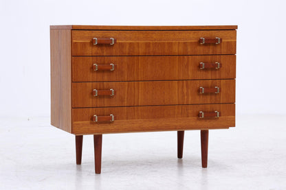 Vintage Teak Kommode mit 4 Schubladen | Mid-Century Schrank