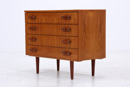 Vintage Teak Kommode mit 4 Schubladen | Mid-Century Schrank