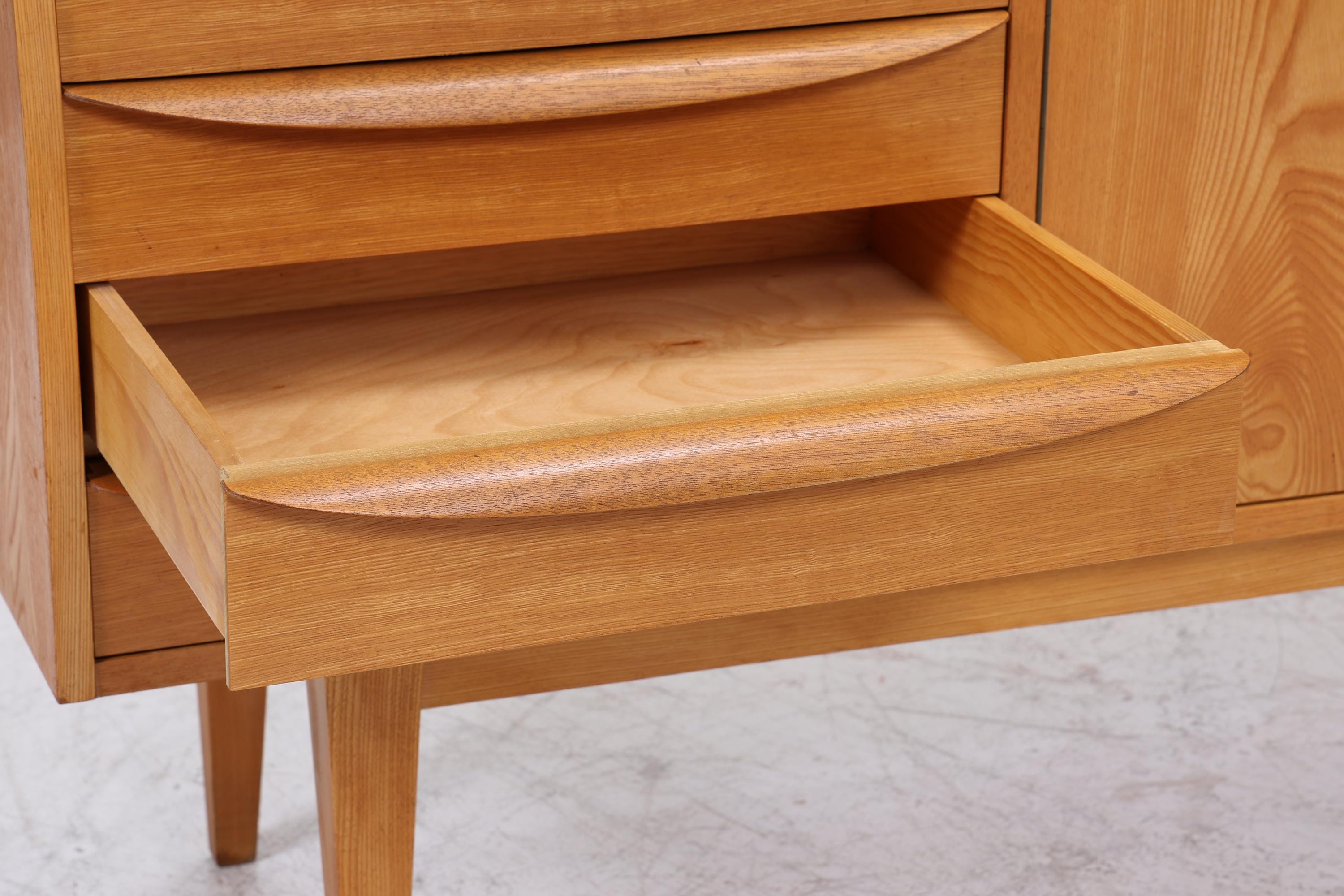 Hellerau Vitrine Serie 602 | Franz Ehrlich | Senesche Mid-Century Highboard