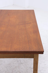 Vintage Teak Esstisch | Mid Century Ausziehtisch mit 2 Ausziehplatten