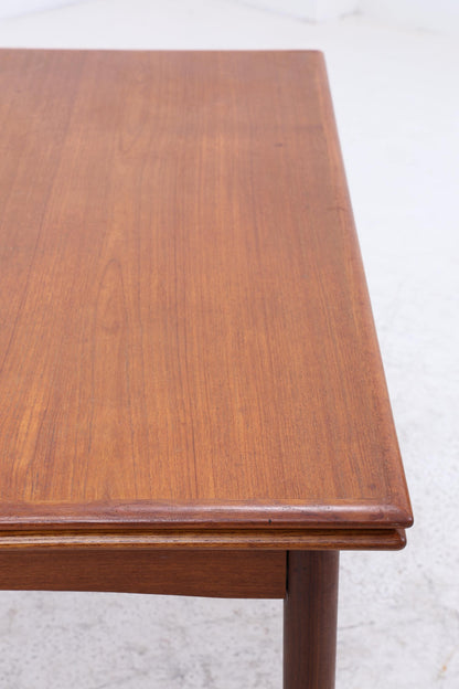 Vintage Teak Esstisch | Mid Century Ausziehtisch mit 2 Ausziehplatten