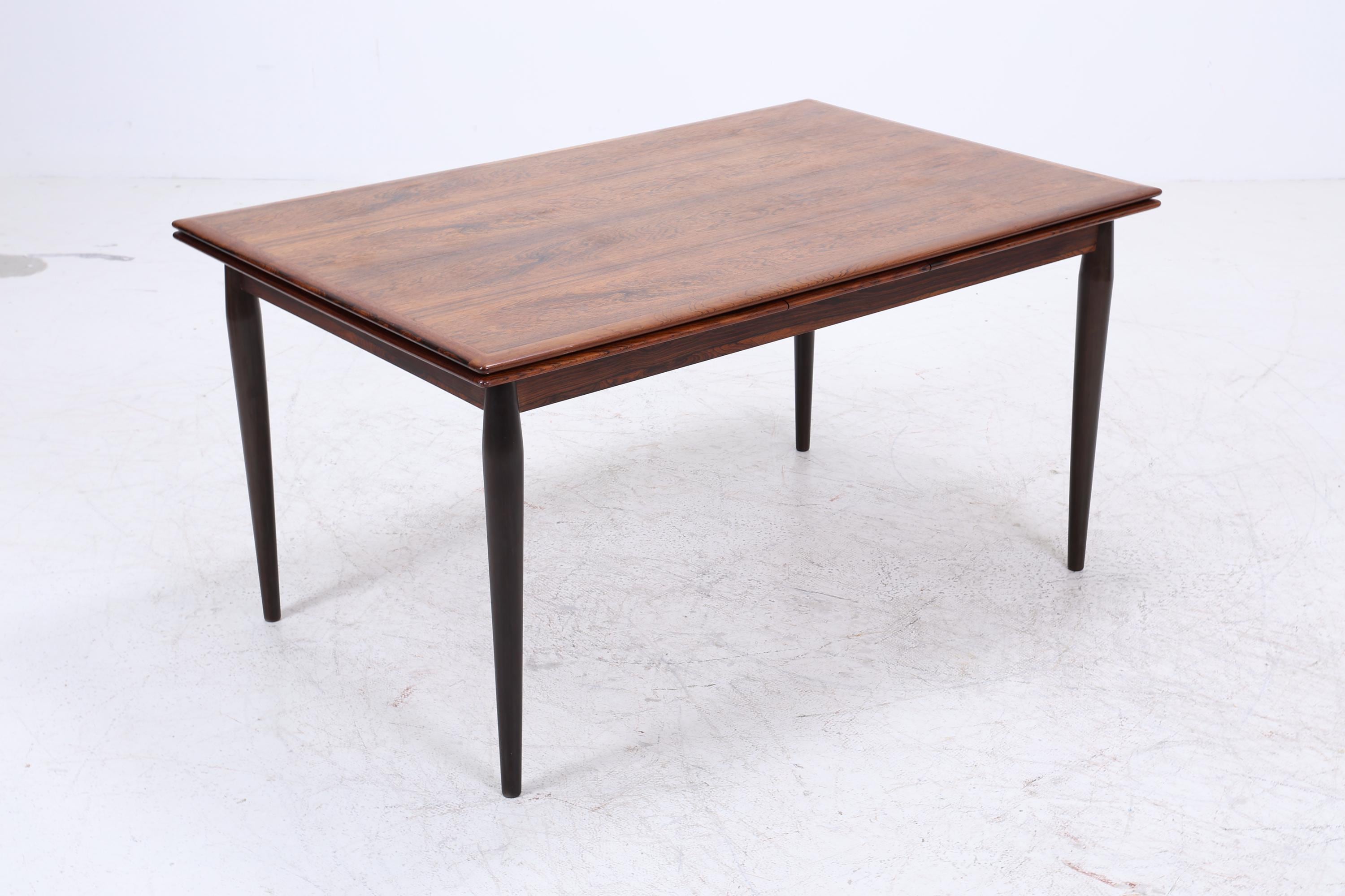 Vintage Palisander Esstisch | Ausziehbar | Mid Century Küchentisch