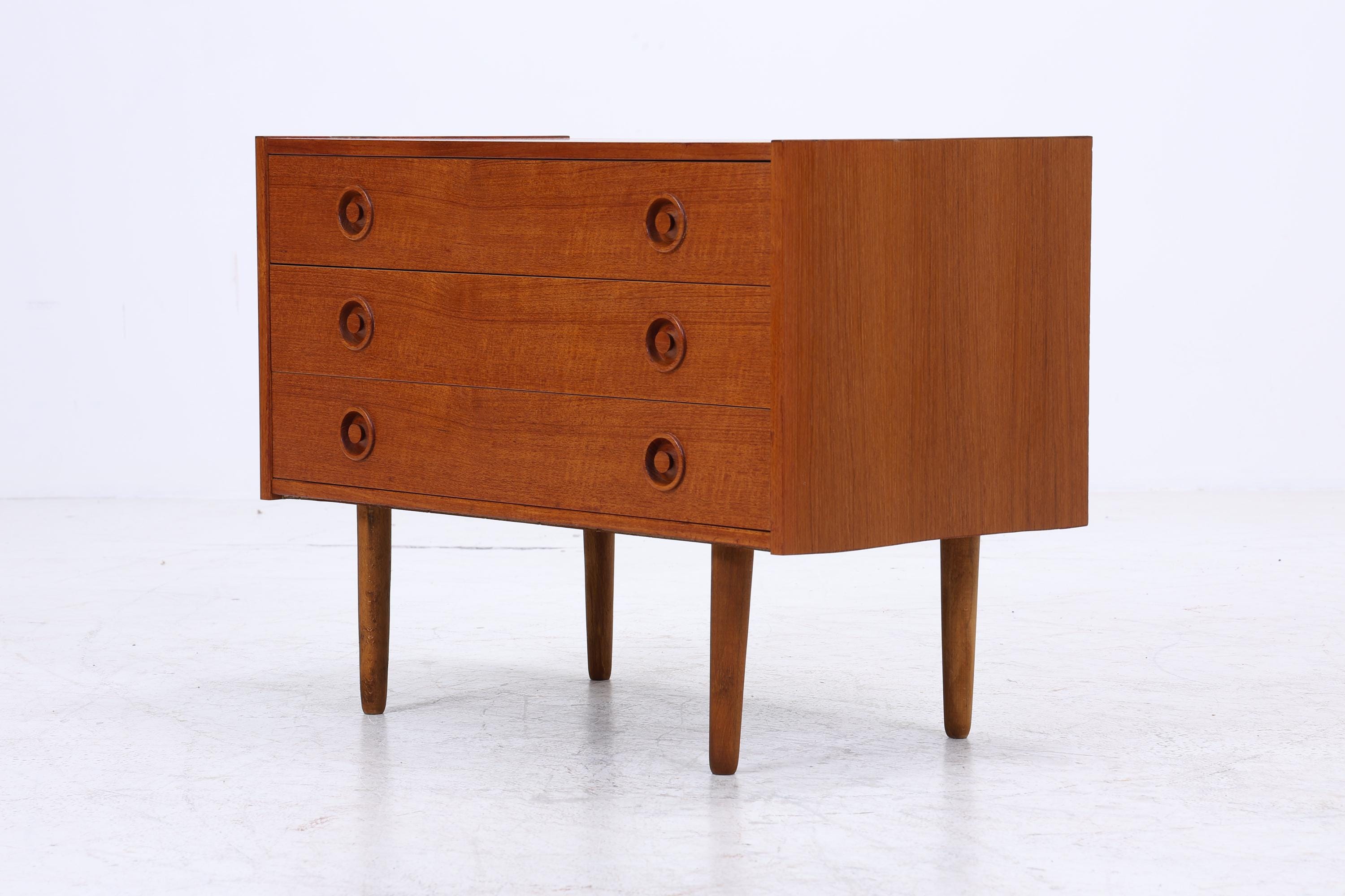 Vintage Teak Kommode | Mid-Century Schubladenkommode
