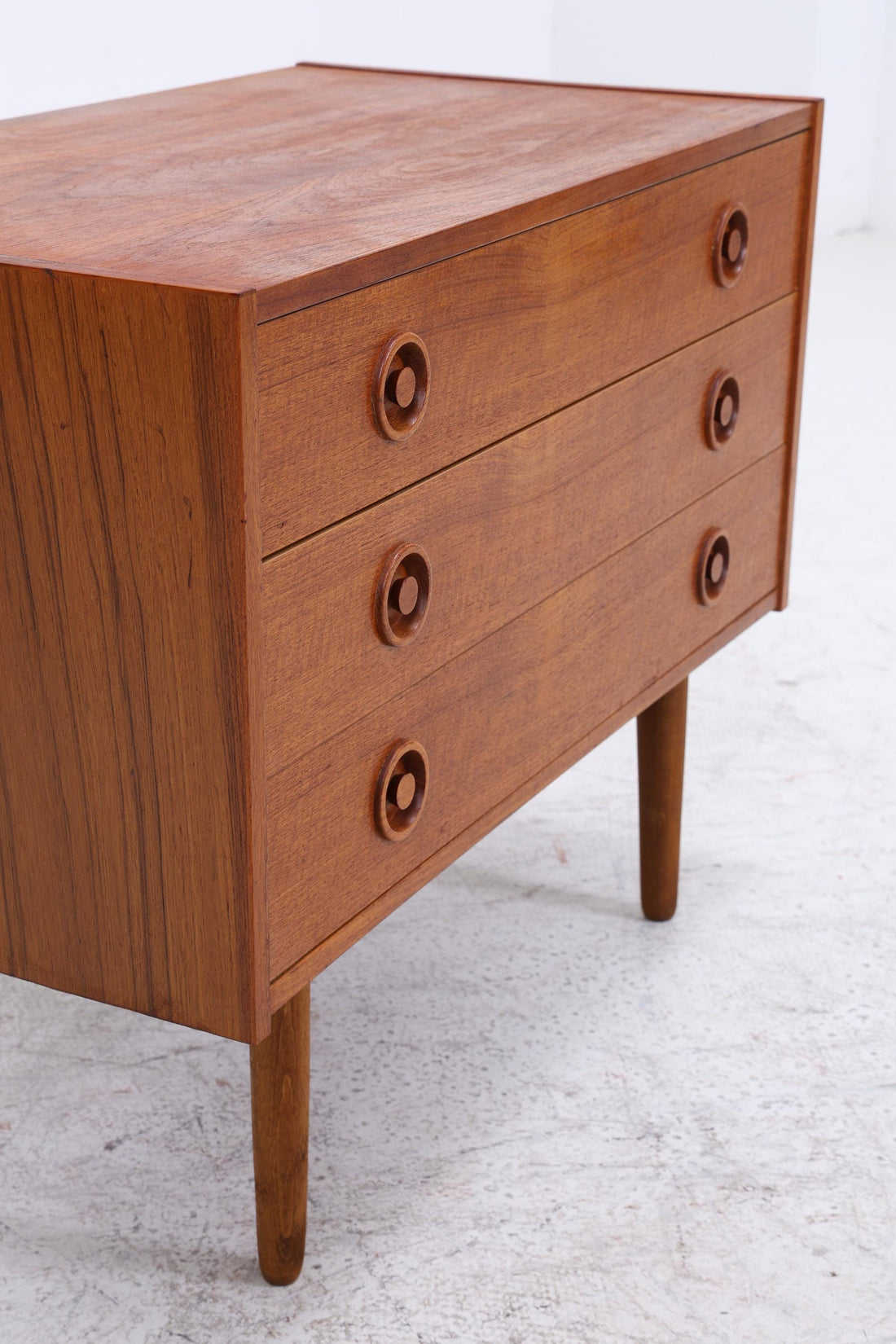 Vintage Teak Kommode | Mid-Century Schubladenkommode