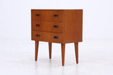 Vintage Teak Mini Kommode | Mid-Century Nachttisch Danish Design