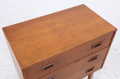 Vintage Teak Mini Kommode | Mid-Century Nachttisch Danish Design