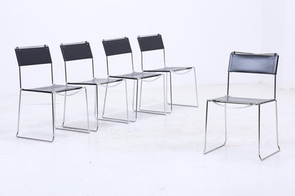 5er Set Design Stühle | Giandomenico Belotti für Alias | Italienisches Industriedesign